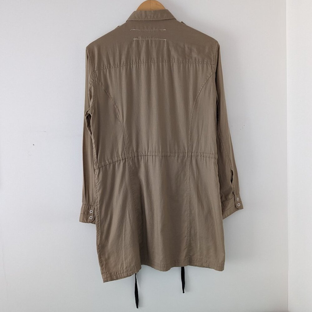 Rag & Bone Draw String Button Down Shirt With Lar… - image 2